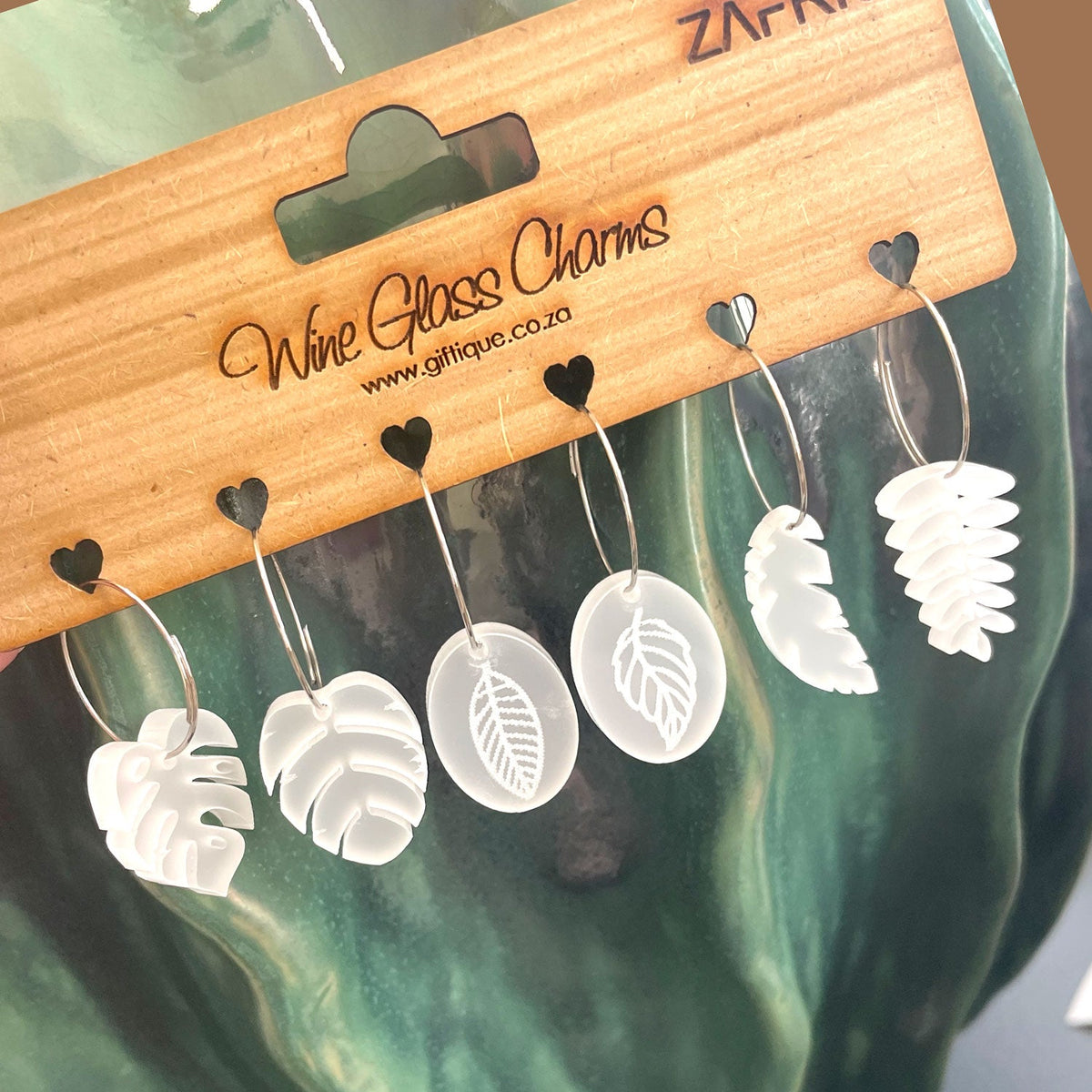 Wine Glass Charms – Botanical