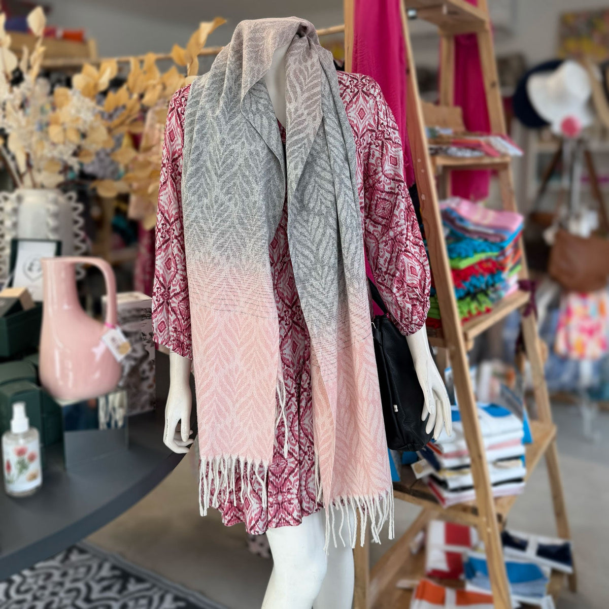 Winter Scarf – Willow Weave – view 5
