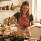 Apron – Cheetah Chariot Pink