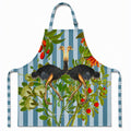 Apron – Blue Ostrich