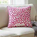 Cushion Cover – Fuschia Leopard Print – view 2