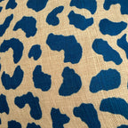 Cushion Cover – Indigo Leopard Print – view 3