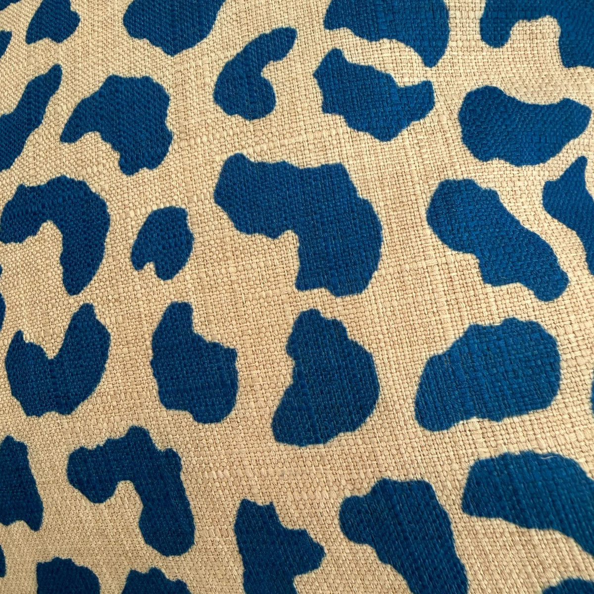 Cushion Cover – Indigo Leopard Print – view 3