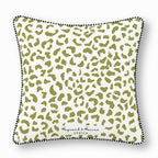 Cushion Cover – Olive Leopard Print