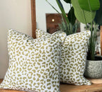 Cushion Cover – Olive Leopard Print – view 2