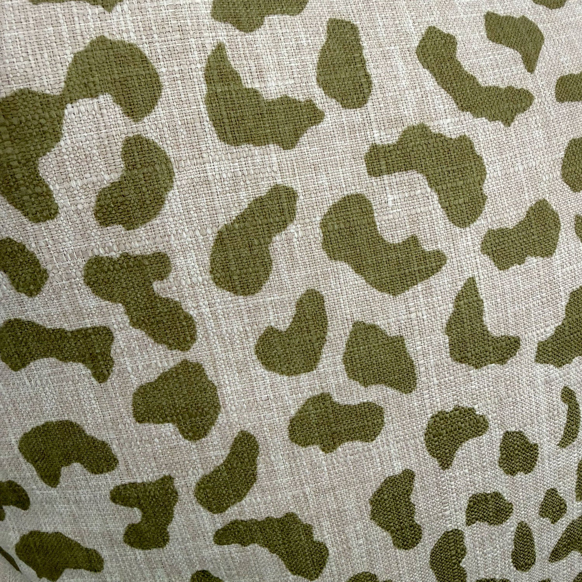 Cushion Cover – Olive Leopard Print – view 3