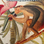 Cushion Cover – Monkeys at Play – Natural – view 3