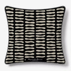 Cushion Cover – Seedpod – Natural on Black