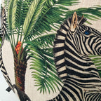 Cushion Cover – Zebra Palm – Natural – view 3