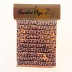 Bamboo Pegs – Pink Leopard Print