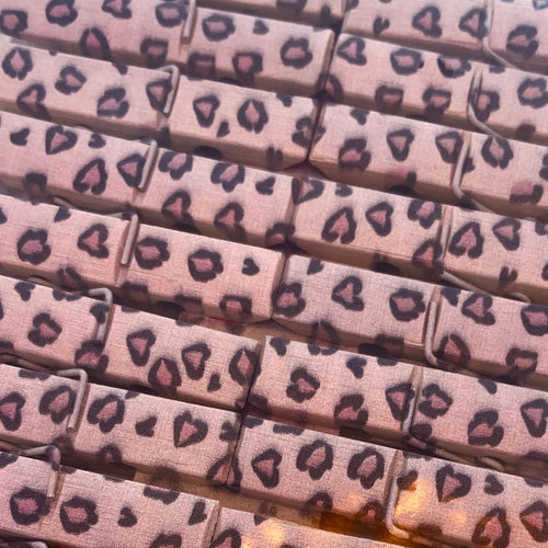 Bamboo Pegs – Pink Leopard Print – view 2