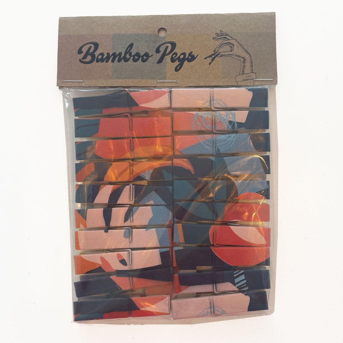 Bamboo Pegs – Tropical Flowers