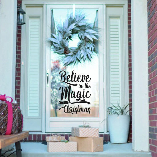 Believe in Christmas Magic – VINYL STICKER – view 2