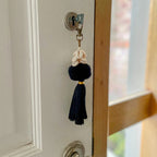 Cowrie Shell Bag Charm – Keyring – view 3