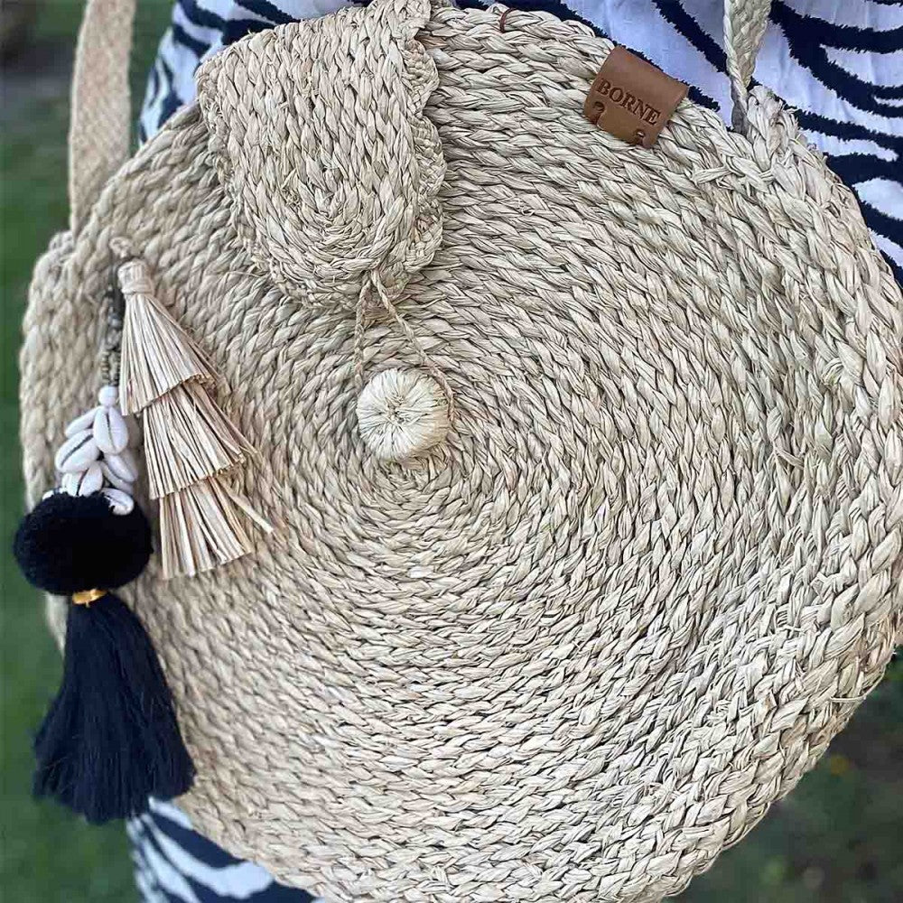 Boho Beach Bag with Charm – view 5