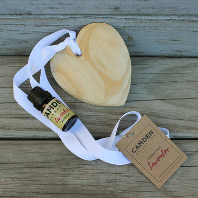 Scented Wooden Heart & Fragrance Oil