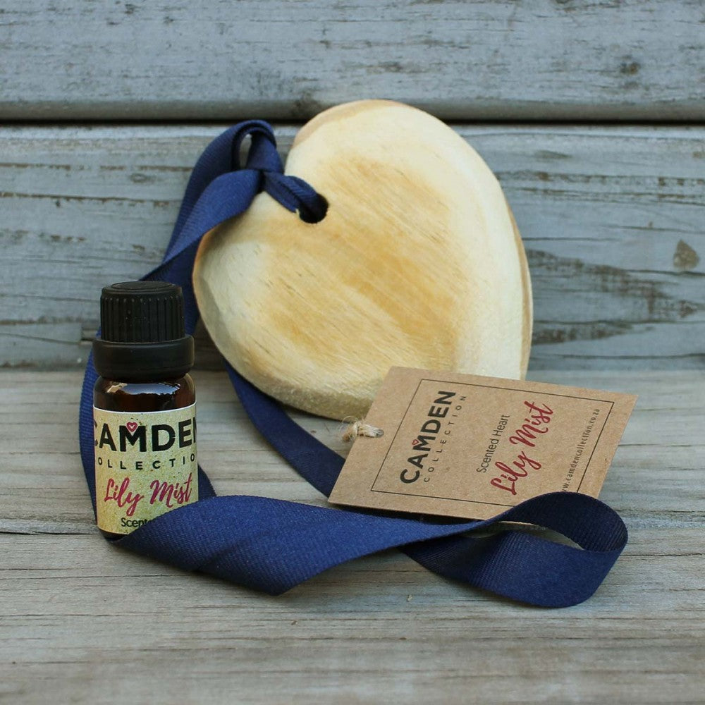 Scented Wooden Heart & Fragrance Oil – view 3
