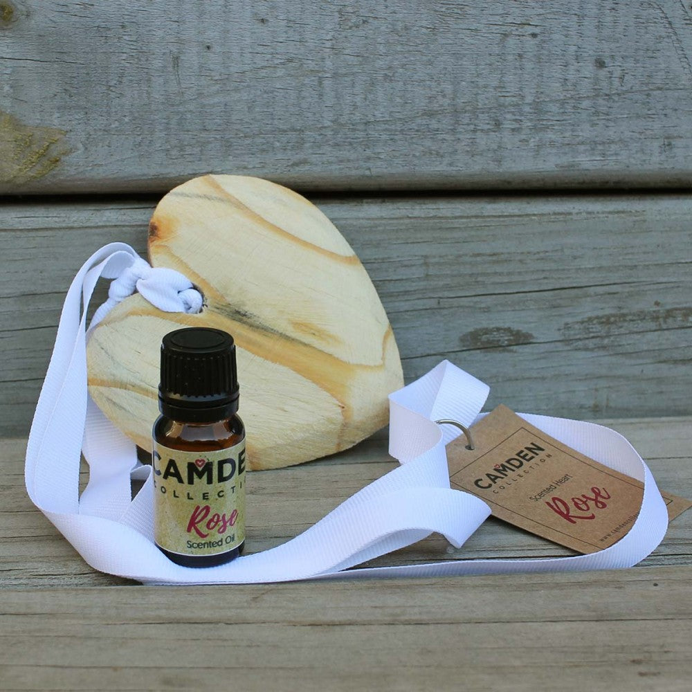 Scented Wooden Heart & Fragrance Oil – view 4