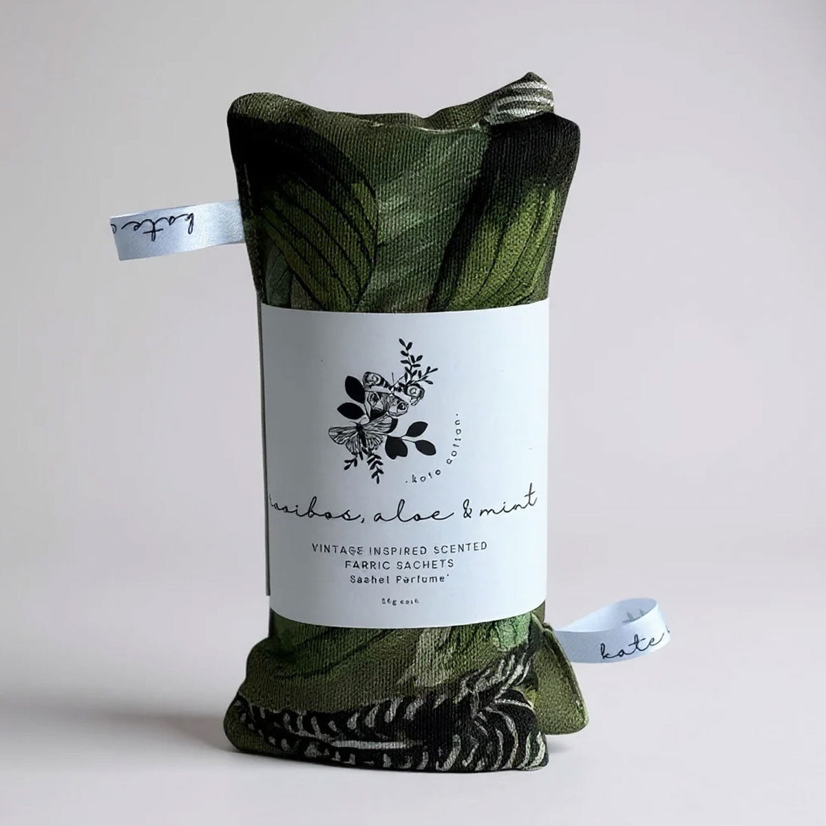 Scented Fabric Sachets – Rooibos, Aloe & Mint