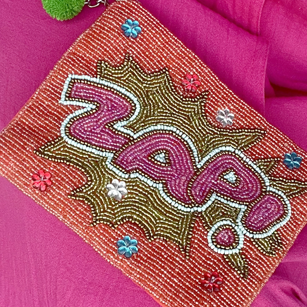 Beaded Zip Bag – ZAP – view 4