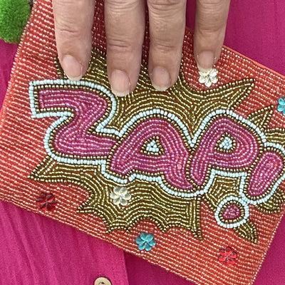 Beaded Zip Bag – ZAP