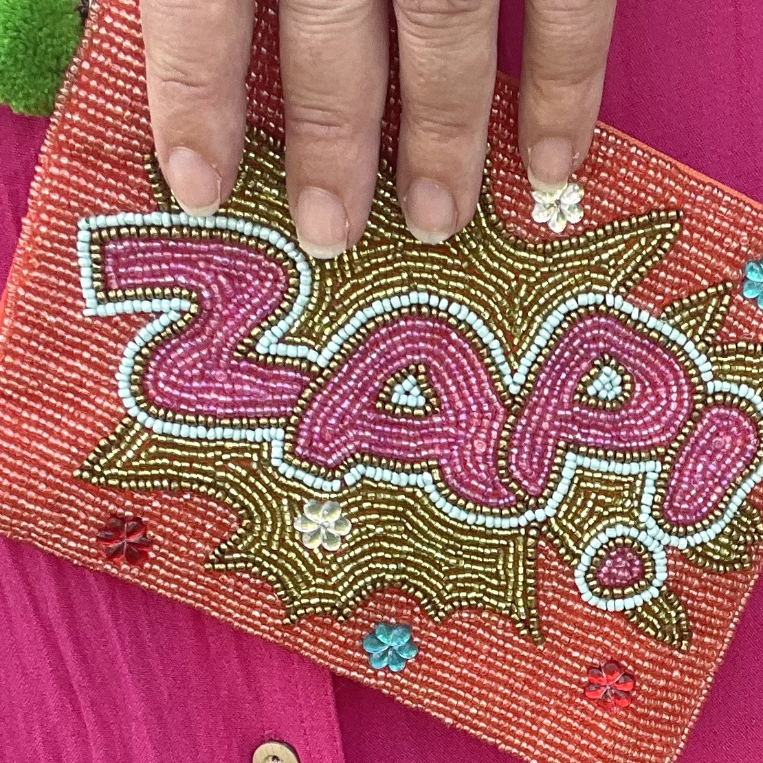 Beaded Zip Bag – ZAP
