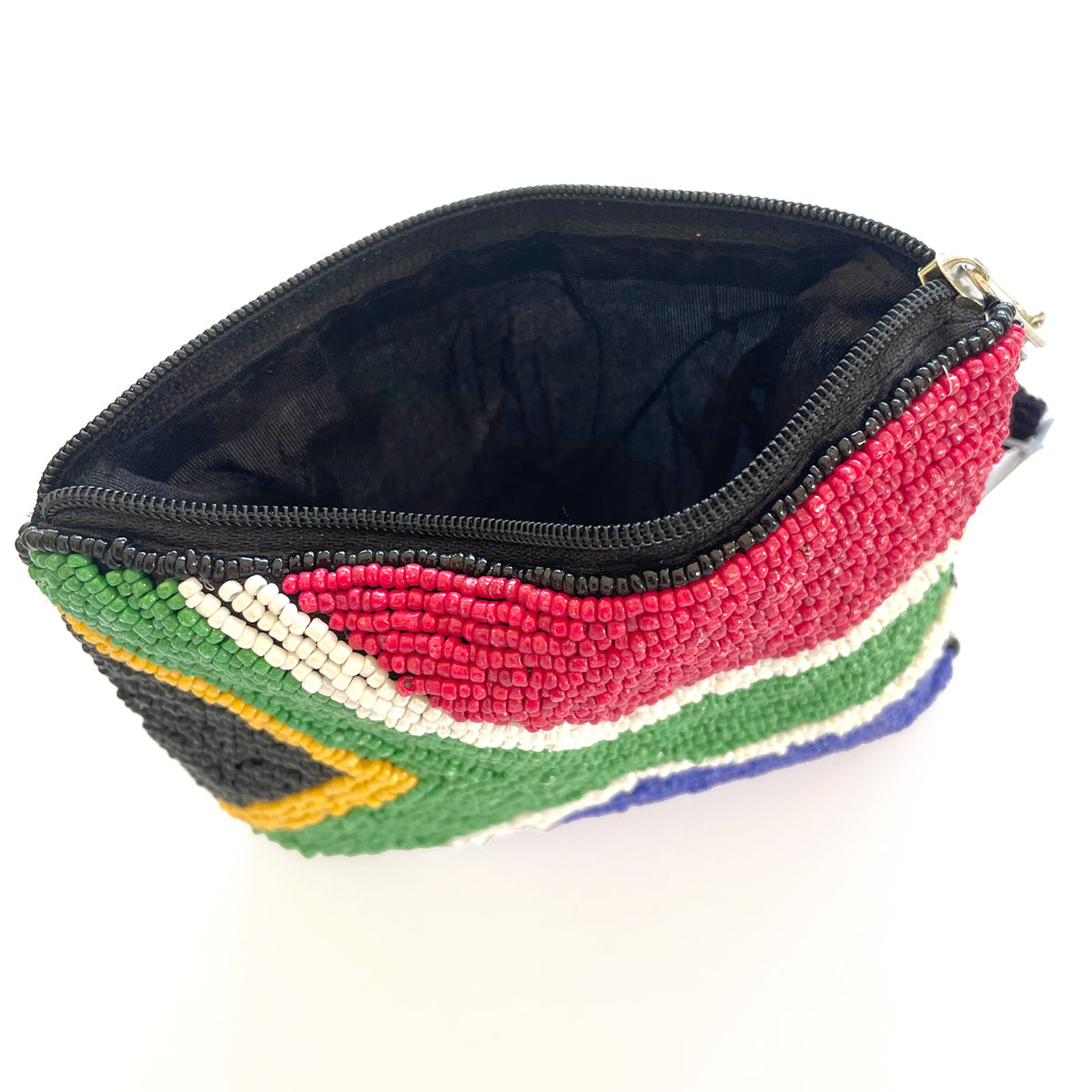 Beaded Coin Purse – SA FLAG – view 3