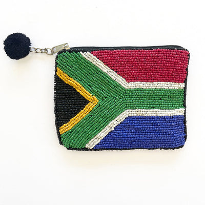 Beaded Coin Purse – SA FLAG