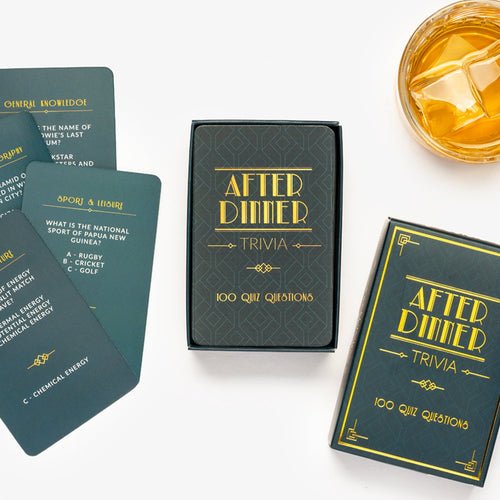 After Dinner Trivia Cards