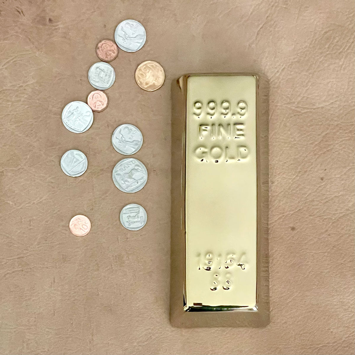 Money Coin Bank – Gold Bar