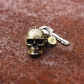Gold Skull Key Chain