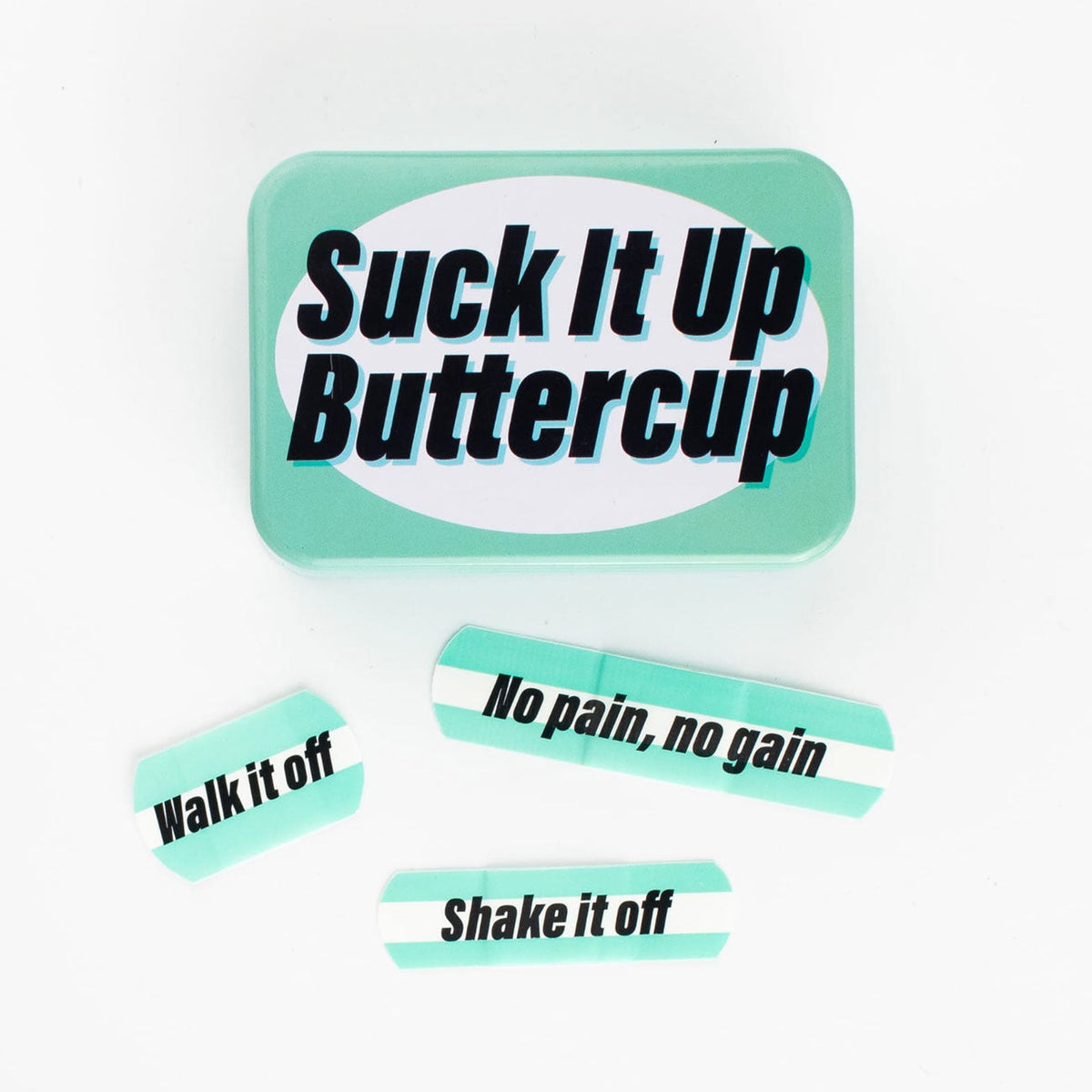 Tin of Plasters – SUCK IT UP