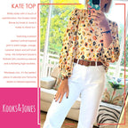 Kate Blouse – Golden Safari – view 2