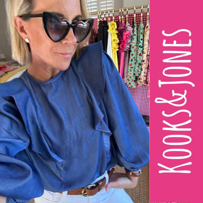 Nix Blouse – Denim Frills