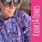 Sarah Blouse – Violet Vine – view 2