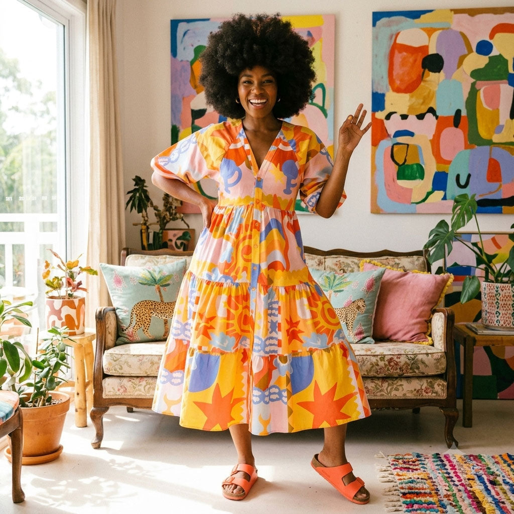 Lou Dress – Pop Art – view 2