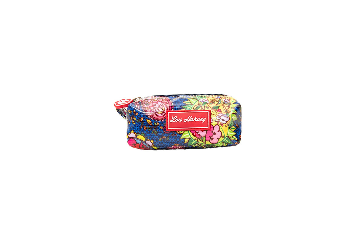 Lou Harvey Mini Cosmetic – Navy Vine