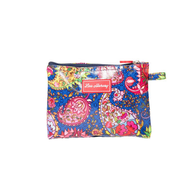 Lou Harvey Small Cosmetic – Navy Paisley