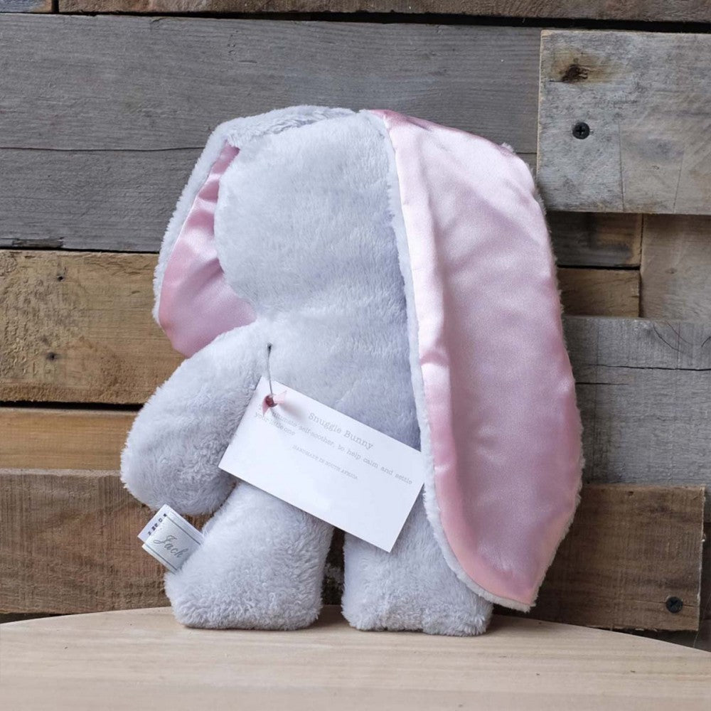 Snuggle Bunny Grey – Pink Ears