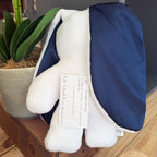 Snuggle Bunny White – Navy Ears – view 3