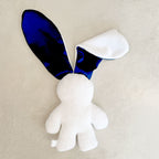 Snuggle Bunny White – Navy Ears – view 2
