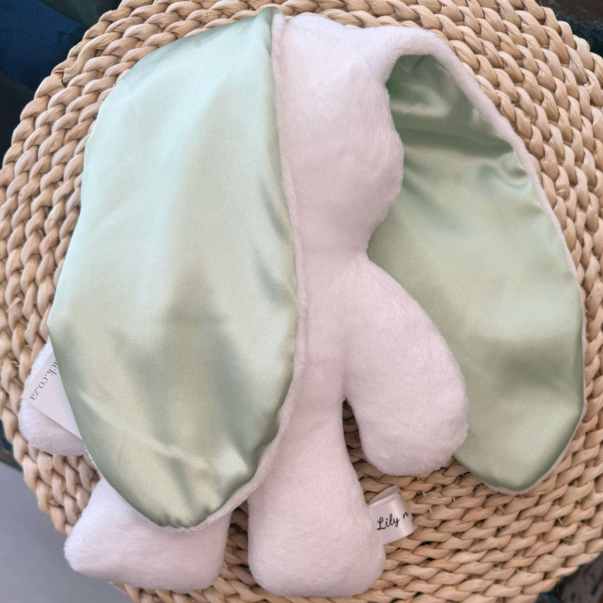Snuggle Bunny White – Sage Ears – view 2