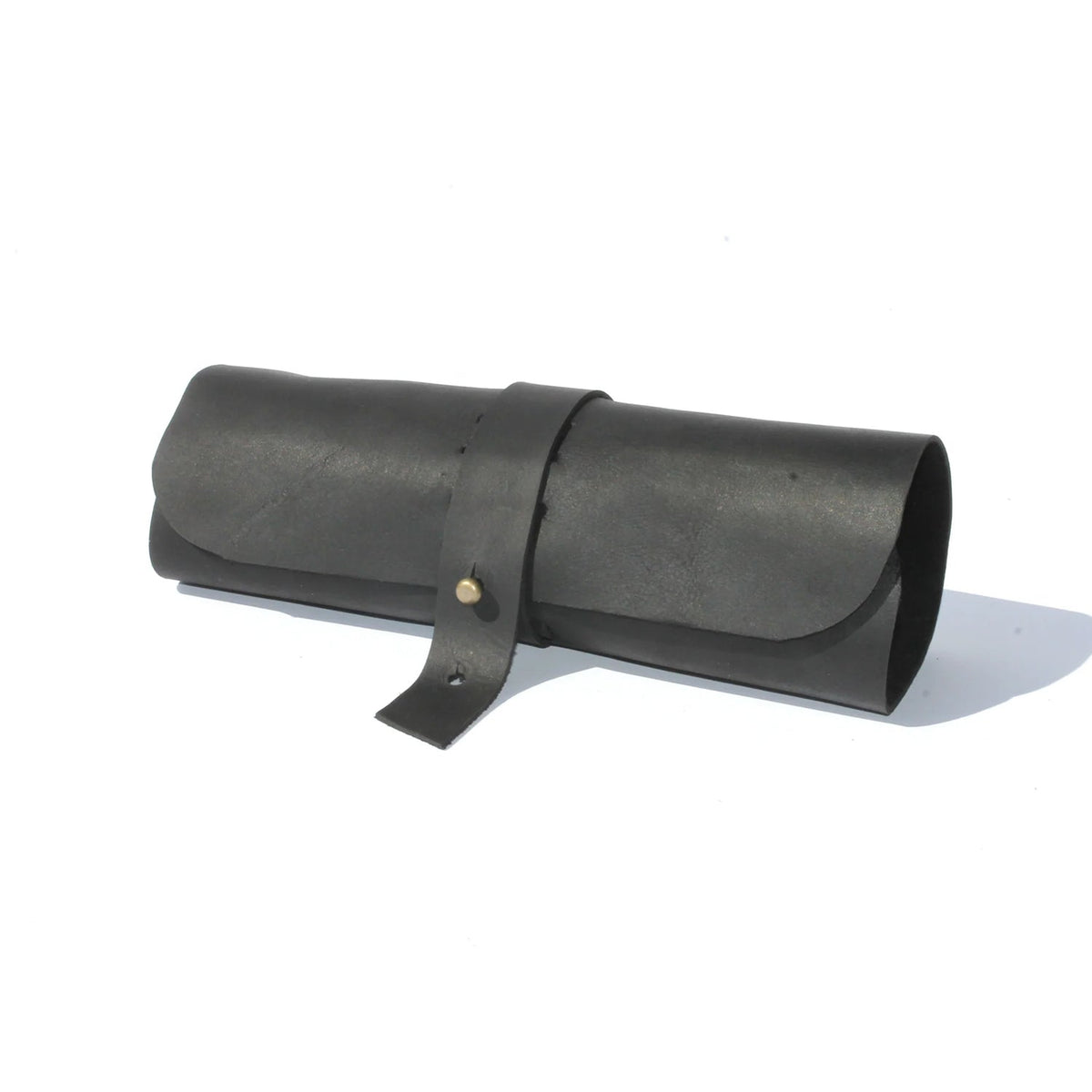 Leather Roll-up Cable Organiser | BLACK