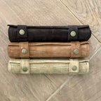 Leather Backgammon Roll-up – TAN – view 2