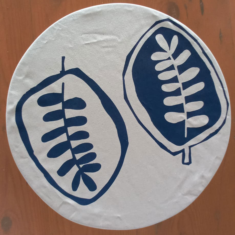 NiNi Bowl Covers – LEAF – Navy