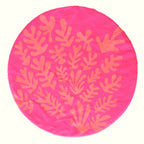 NiNi Bowl Covers – SEAWEED – Coral on Pink
