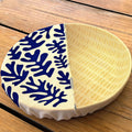 NiNi Eye-Spy Bowl Covers – SEAWEED – Navy on Cream