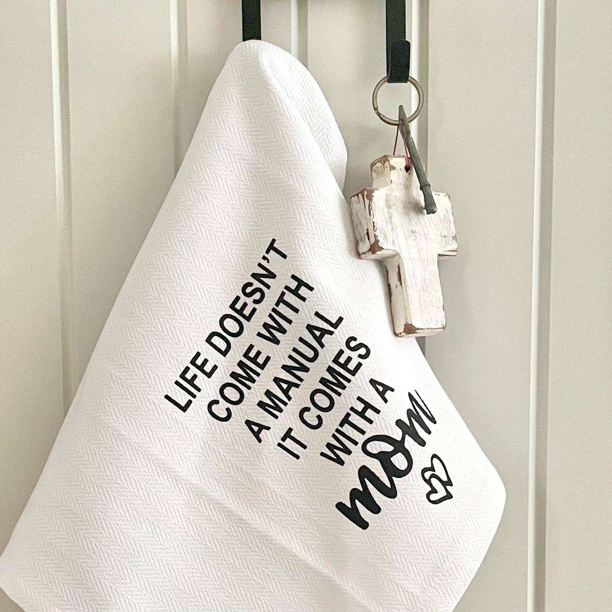 Tea Towel – Life Comes With a MOM