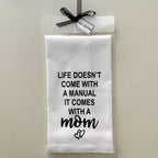 Tea Towel – Life Comes With a MOM – view 5
