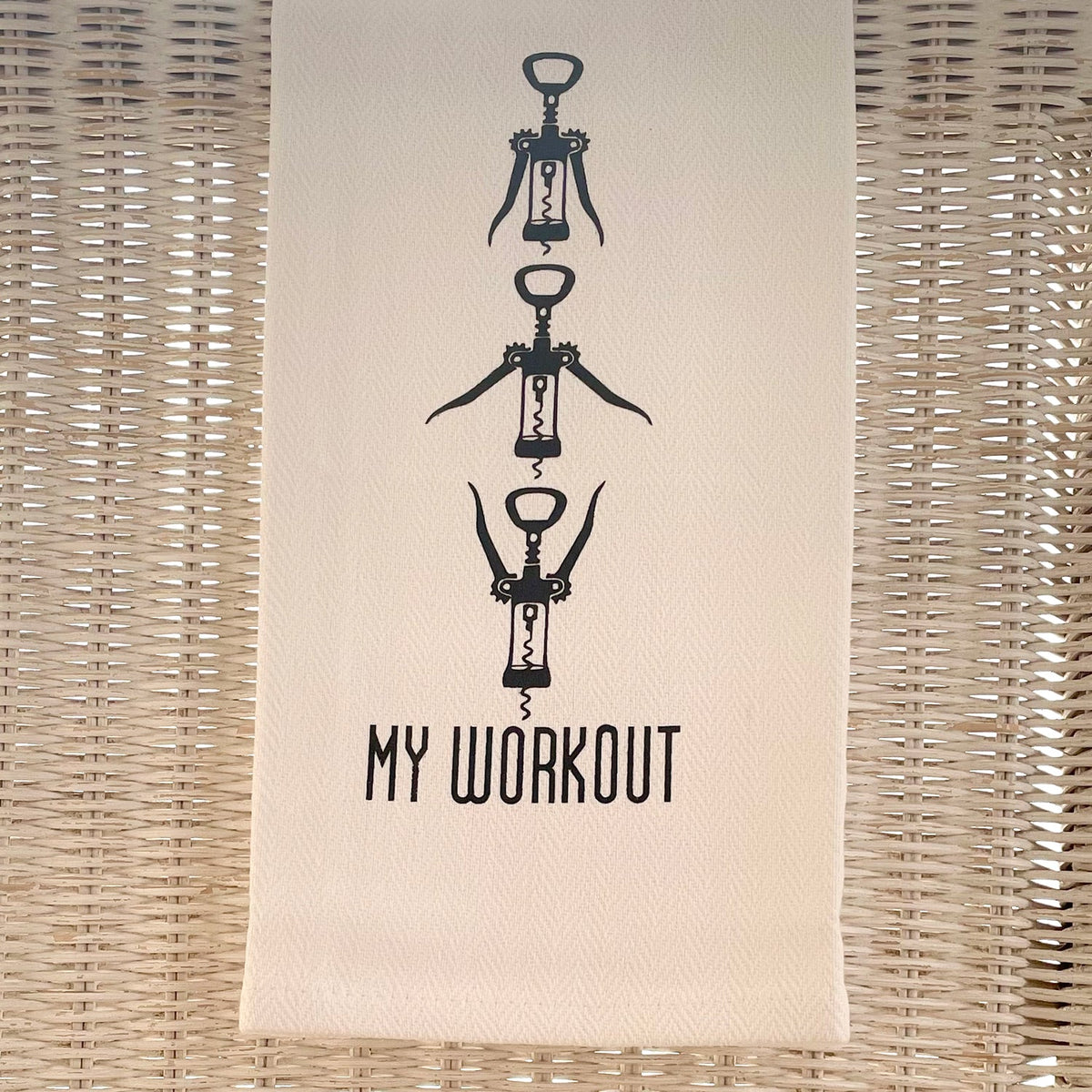 Tea Towel – My Workout – view 3